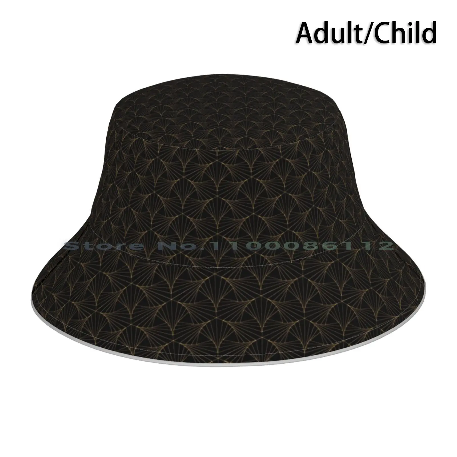 Digital Art Bucket Hat Sun Cap Viodots Mandala Stones Mandala Art Sacred Geometry Geometric Fibonacci Spiral Mathart Sphere