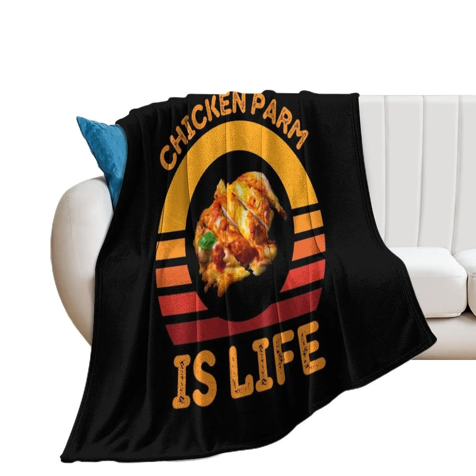 

Chicken Parm is Life Parmigiana Italian Food Lover Throw Blanket christmas gifts Multi-Purpose Blankets For Baby Blankets