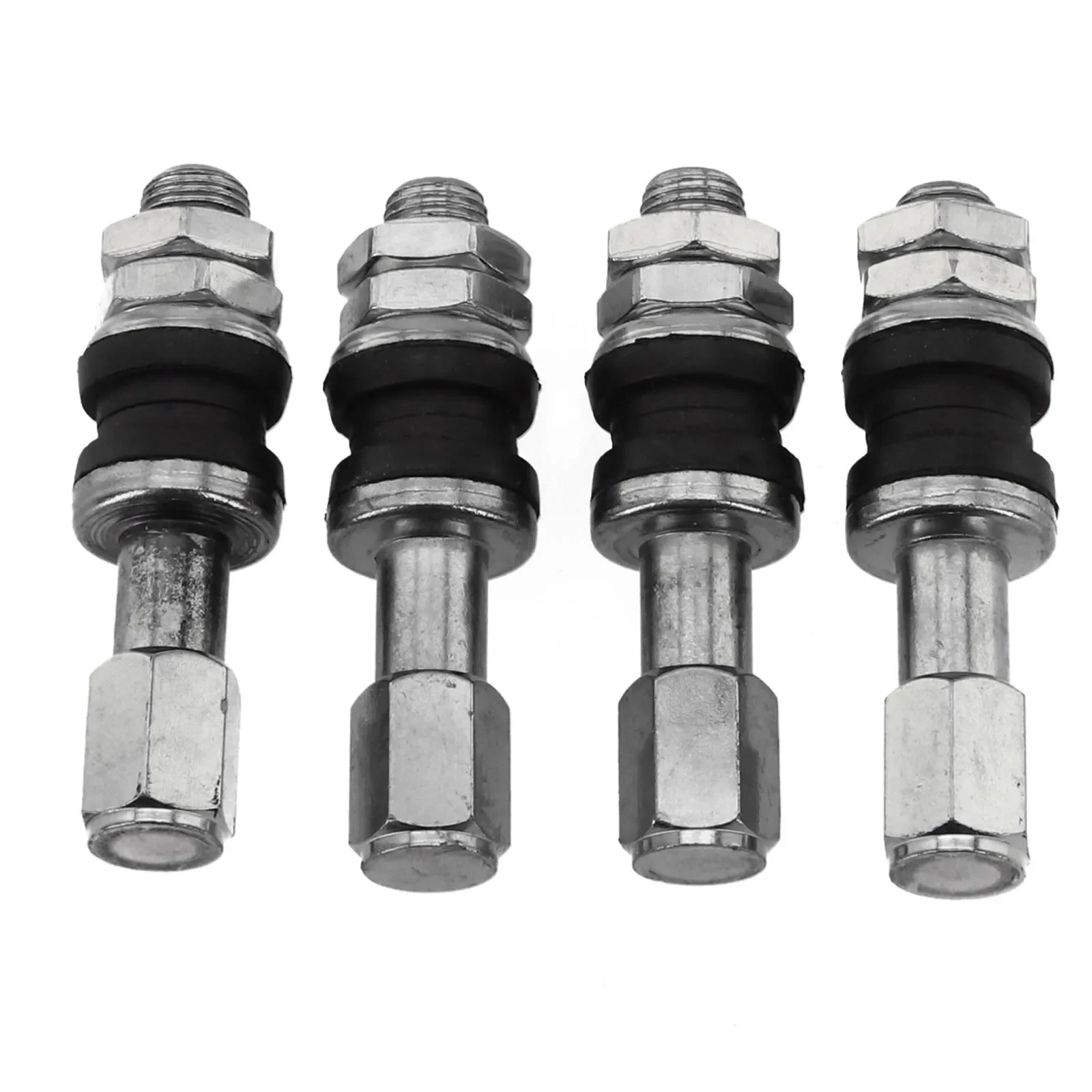 Bolt Screw On Valve TR48e Valve Stem Easy Installation Stainless Steel Leak Prevention Superior Performance Color Silver