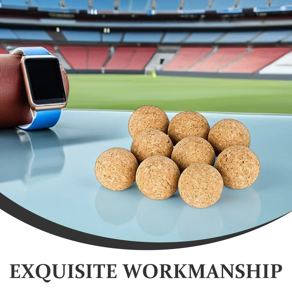 10 Uds. Pelotas de futbolín de madera para mesa de fútbol, repuesto de tamaño estándar, futbolín de fútbol, futbolín
