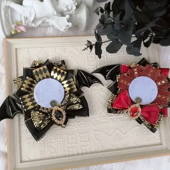 50-58mm rozet tutucu, şeytan tarzı lüks Ita çanta dolgu aksesuarları, japon Lolita rozet rozet, rozet dekorasyon