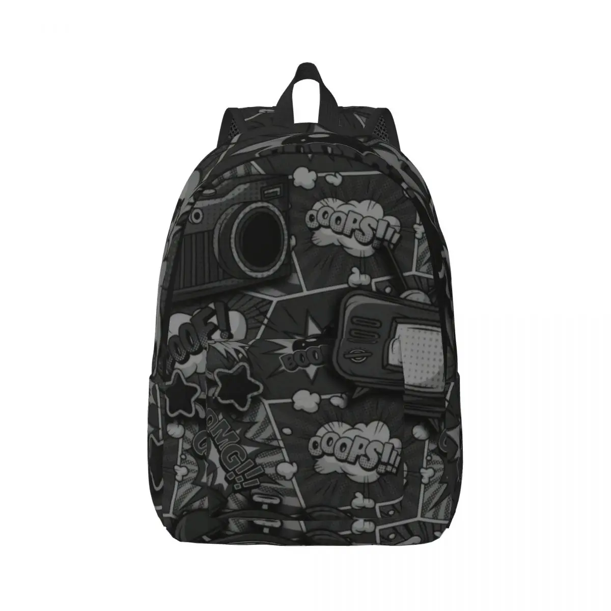 Cartoon Boom Ooops Fashionable and versatile backpack, suitable for both men and women, showcasing individual charm.