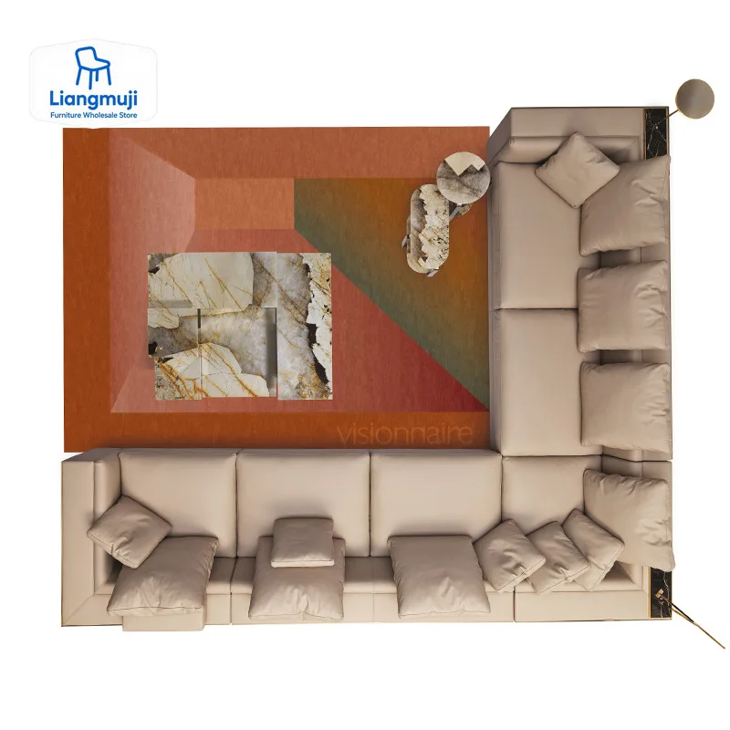 Design Leather Living Room Sofas Luxury Modern Office Ergonomics Living Room Sofas Individual Storage Divano Trendy Furniture