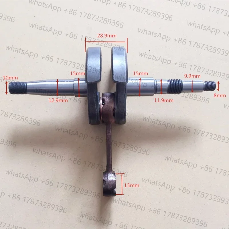 Коленчатый вал кривошипа для ZENOAH G621 6200 G6200 G620PU TOPSUN FM662 62CC CHAIN SAW CRANK MAIN SHAFT REPL. КАМАТСУ ЦЕПЬ