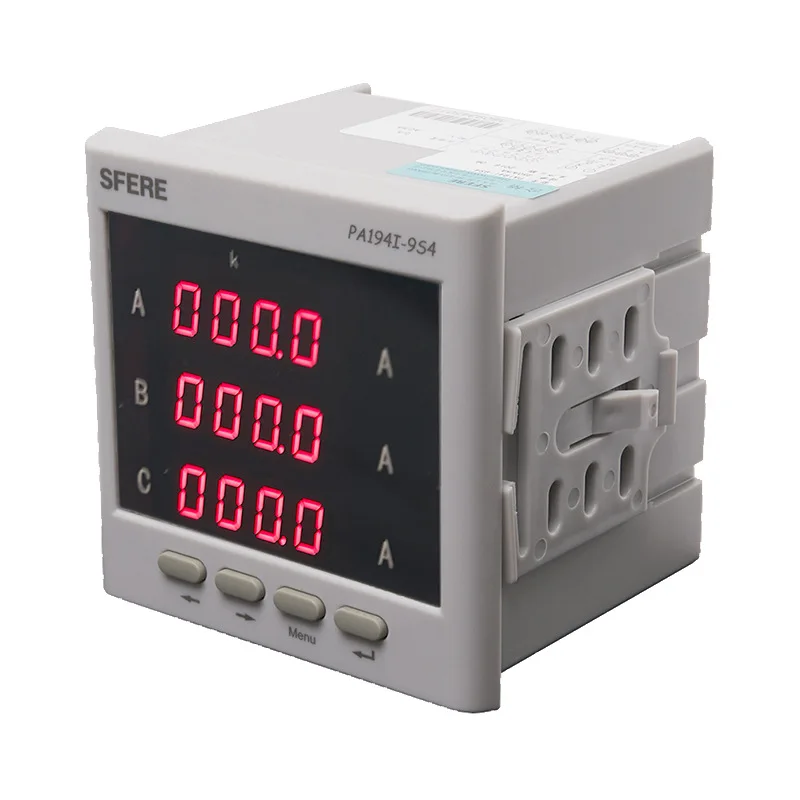 Sfil PA194I-9S4 Has Relay Output Function, Intelligent LED Three-phase AC Current Digital Display Meter