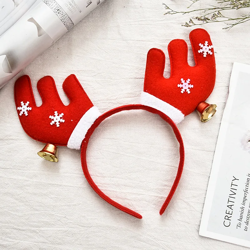 1 pc Christmas Antlers Snowman Hairbands for Women Girls Fashion Special Festival Cosplay Decoration Female Headwear Accessories