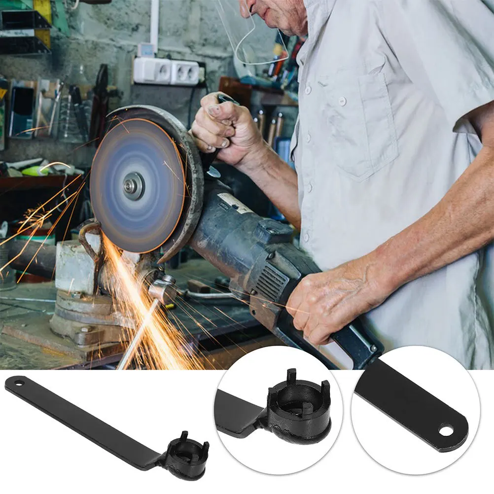 

2Pcs Angle Grinder Wrench Four-Claw Thickened Durable Repair Tool Spanner for Grinder Maintenance Wrench Accessories