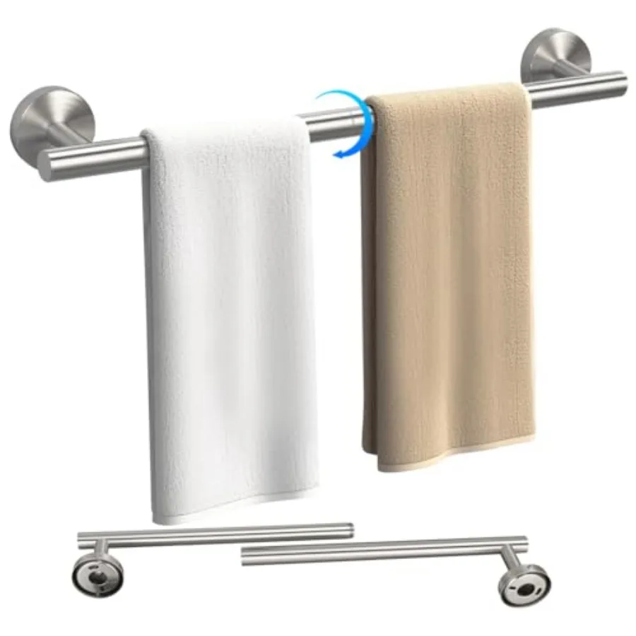 

24 Inch Towel Bar for Bathroom Wall, Stainless Steel Towel Rack Wall Mounted