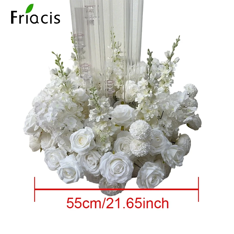 White Flower Ball Centerpiece 6
