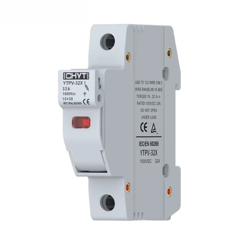 Portafusibles Fusible térmico Pv de CC con precio del portafusibles