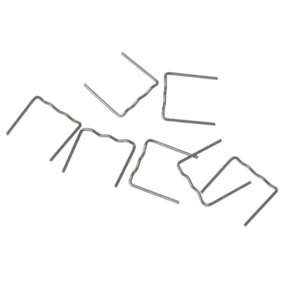 200 pz 0.6/0.8mm cucitrice a caldo graffette piatte per saldatore di plastica/paraurti auto riparazione strumenti di saldatura 200 * graffette di saldatura dremel