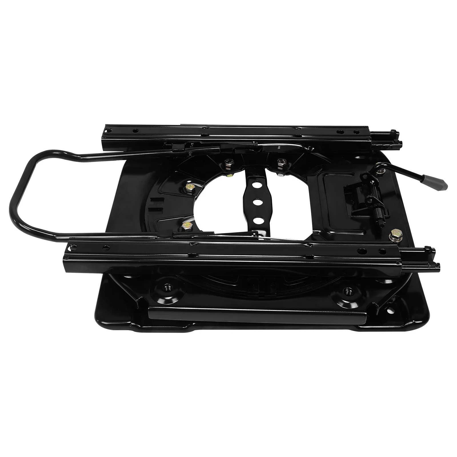 

3 мм стальная пластина, сверхмощное поворотное основание сиденья, вращающееся на 360 градусов основание сиденья с ползунком для автофургона, кемпера, лодки, грузовика, автобуса