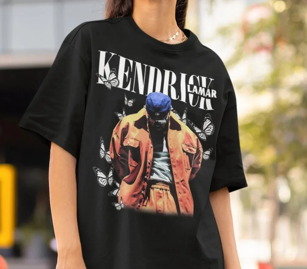 Kendrick Lamar Shirt, Vintage Rap Tee Short Sleeves Unisex S-5Xl