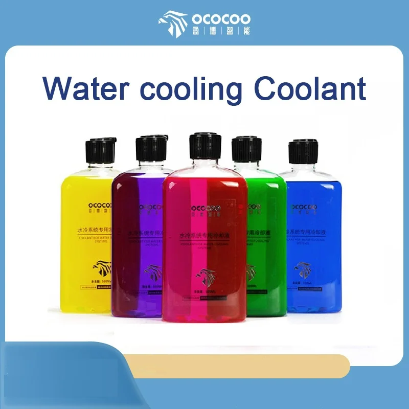 

OCOCOO 500 мл/бутылка водяного охлаждения для жидкостной системы охлаждения Теплопроводящая жидкость красочная жидкость водяного охлаждения