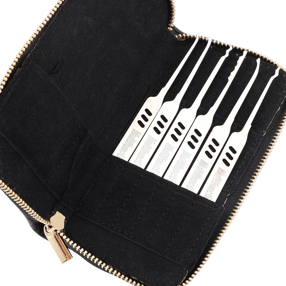 14PCS 15cm*8cm Practical Lock Set Stainless Lockpick Opening Tool Set Tensioning Tool For Beginners And Professionals Locksmith