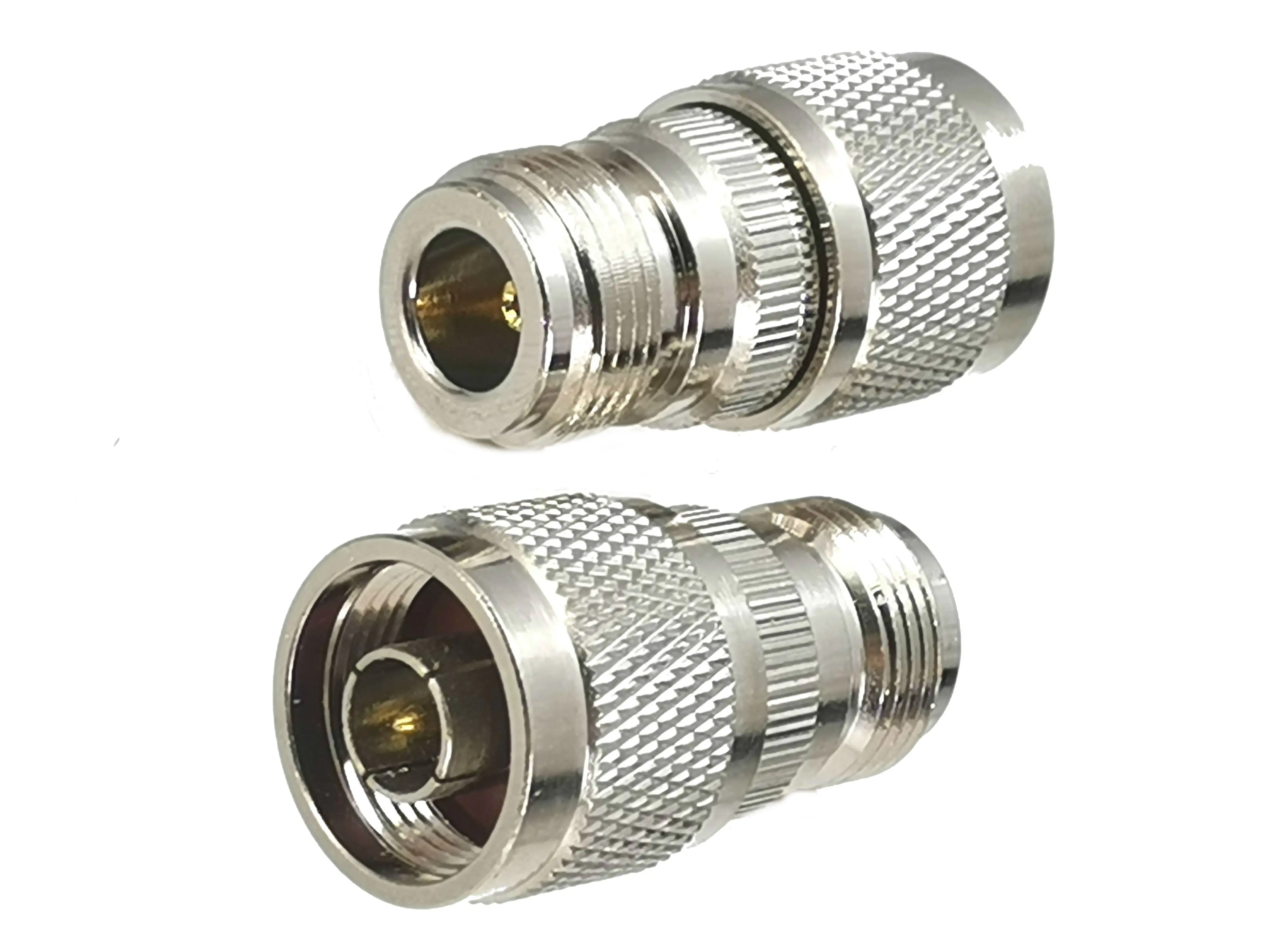 1pcs Connector Adapter N to N Male Plug & Female jack T Splitter & Right Angle RF Coaxial Converter Wire Terminals New