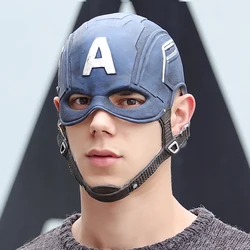 Hot Sale Latex Head Cover Cosplay American Film Captain Helmet Costumes Mask Movie Props Decorative Masks For Halloween