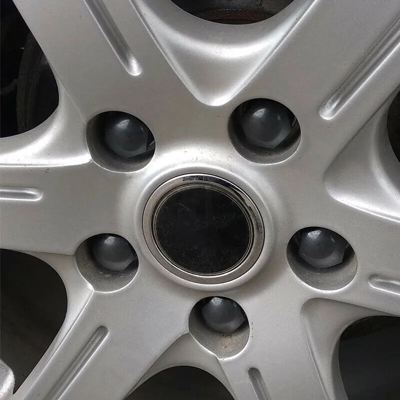 20x17mm Nut Cap Gloss Black Alloy Wheel Nut Bolt Covers Cap Set For Any Car 16 Standard Ones + 4 Locking Ones Tires Wear Parts