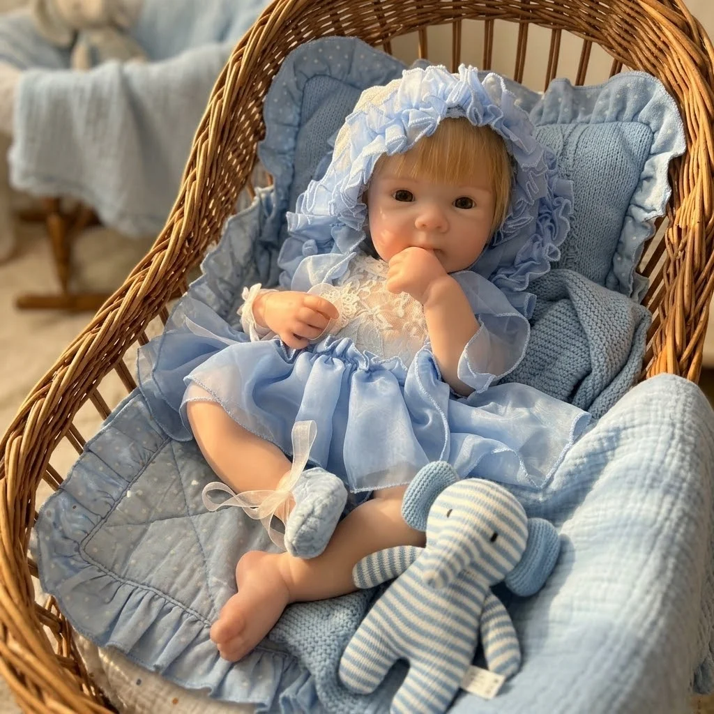 

Кукла OtardDolls 18 дюймов с открытым ртом, Бетти, из мягкого силикона, реборн, милая, моющаяся, идеальный подарок и коллекционная вещь