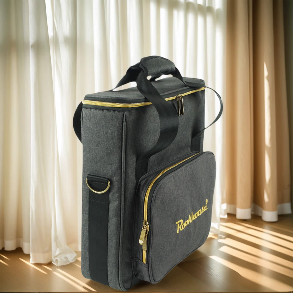 Waterproof Record Storage Bag Dust Prooof Portable Record Shoulder Bag Vinyl Records Storage Handbag Holds Up To 10 Vinyl Albums
