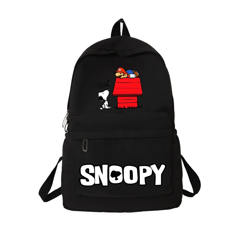 Snoopies-Mochila Feminina de Alta Capacidade, Mochilas Kawaii, Volta às Aulas, Mochila Feminina, Moda, Nova Moda