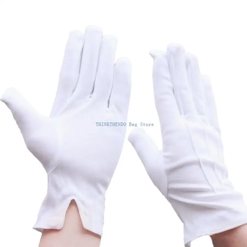340D 2lots Touches Screen Moisturising Gloves Moisturising Mittens White Label Glove for Professional Use In Hotels