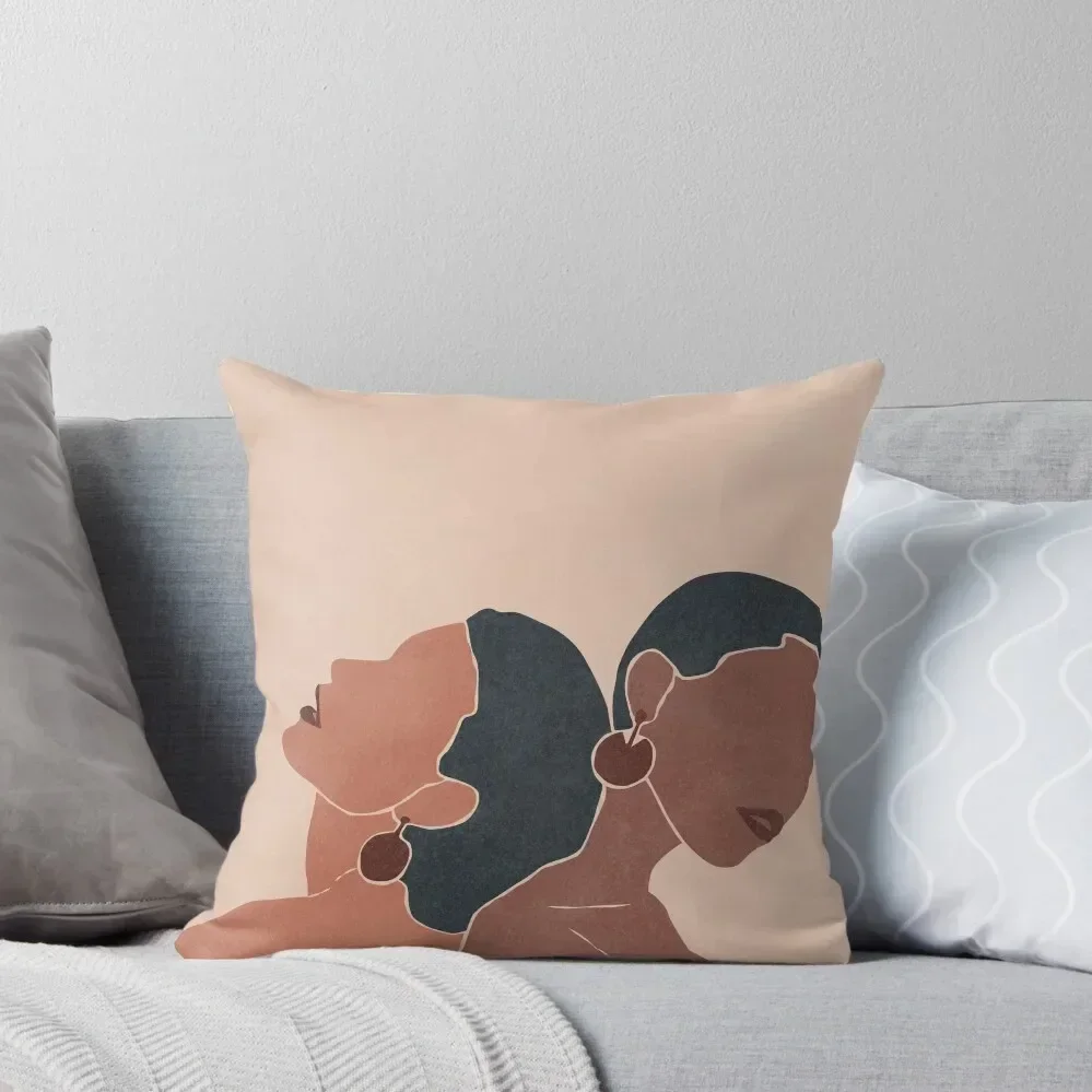 Melanin Afro Women Throw Pillow Cushion Cover Luxury Decorative Pillow Covers For Sofa Sitting Cushion pillow