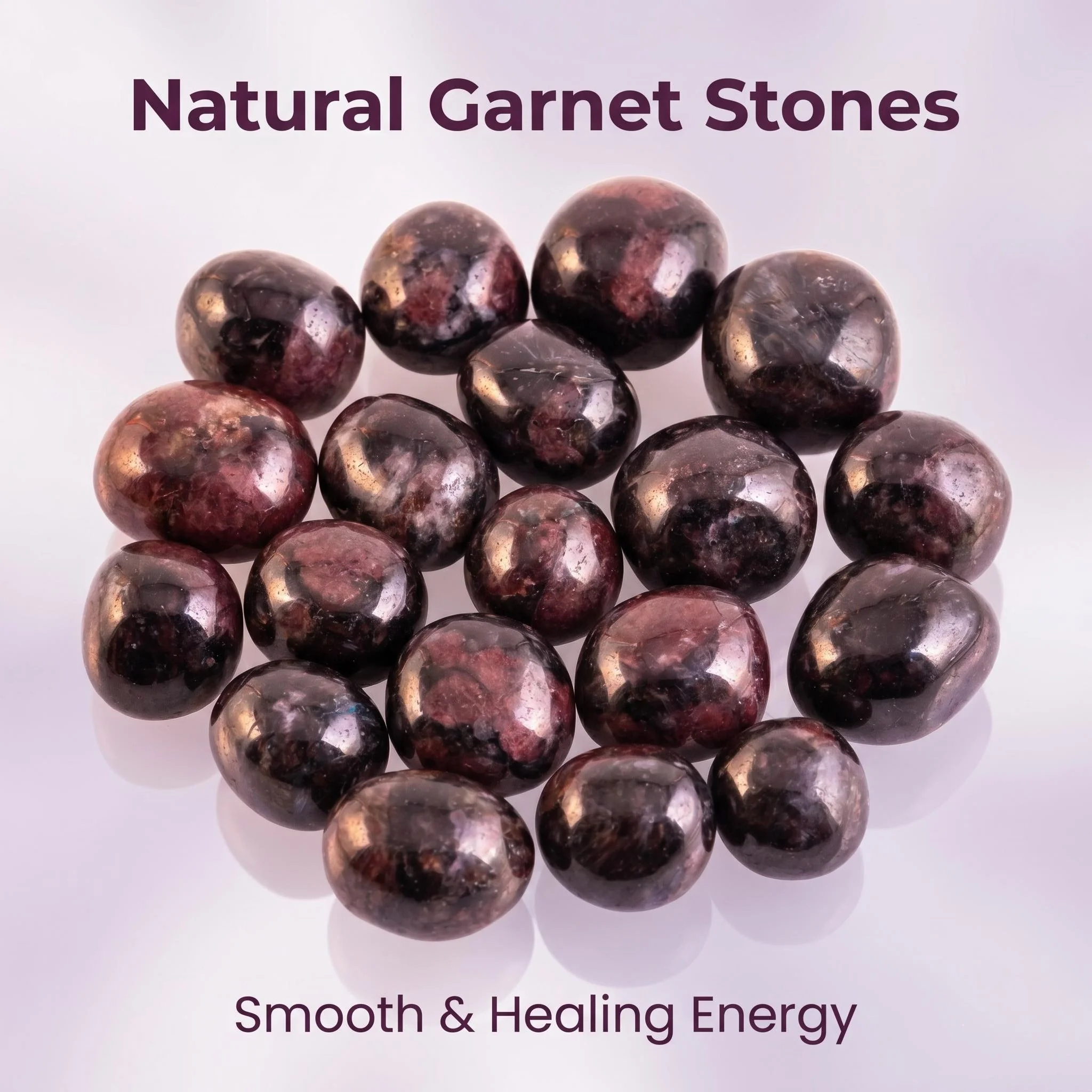 Wholesale Natural Tumbled Stones Garnet Reiki Healing Crystals Gemstone Minerals Specimen Home Garden Tank Aquarium Decoration