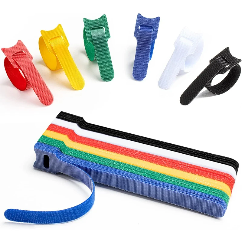 Cable Organizer Cable Management Nylon Reusable Cable Winder Tape Protector for wire Ties Phone Accessories organizador Cables