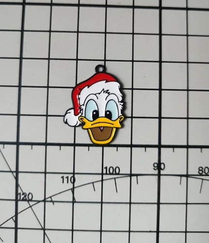 10 قطع الكرتون عيد الميلاد ديزي سحر DIY صنع المجوهرات قلادة قلادة قلادة المواد اليدوية التبعي