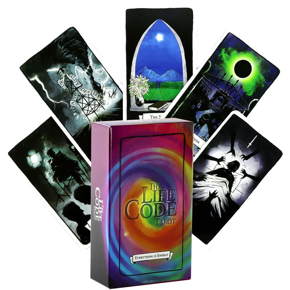 

Hot Selling The Life Code Tarot Leisure Entertainment Card Family Gathering Divination Deck Tarot Board Playing Card Game