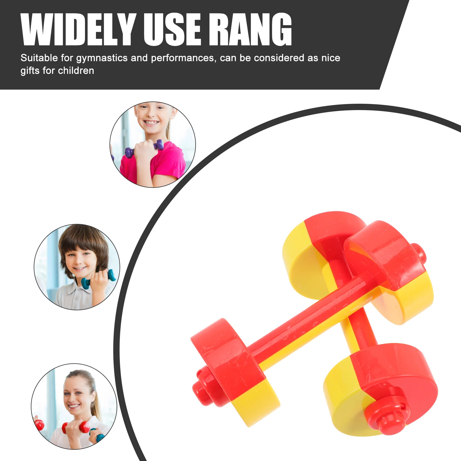 2 Pcs Children\'s Dumbbell Dumbells Interactive Toy Interesting Abs Kids Dumbbells Weights Small Home School Supply