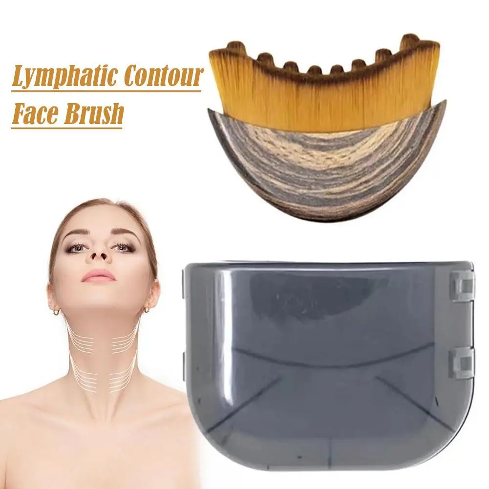 

Lymphatic Contour Face Brush,Dry Brushing Face Brush,Lymphatic Drainage Massager For Face,Fit The Skin Precisely Relieve Fatigue