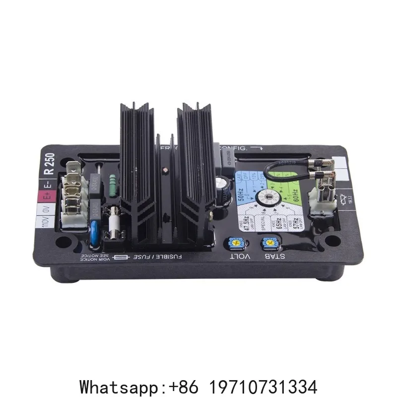 

Good Quality R250 AVR Diesel Generator Automatic Voltage Regulator Stabilizer Control Panel Electric Alternator Spare Parts