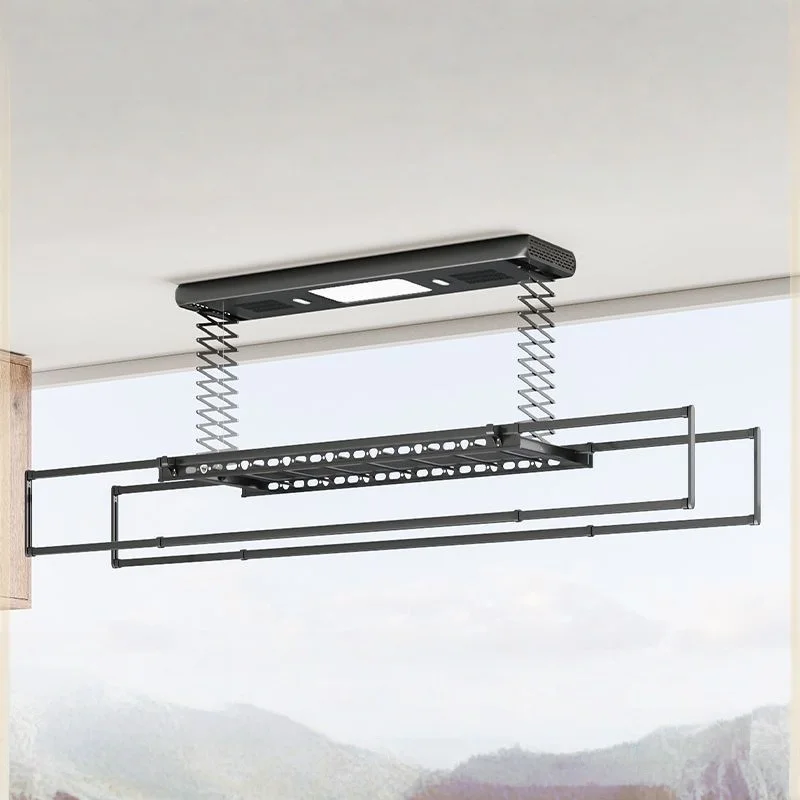 Retractable Balcony Drying Rack-Smart, Automatic, and Concealed Electric Clothes Dryer with Remote Control - view 5