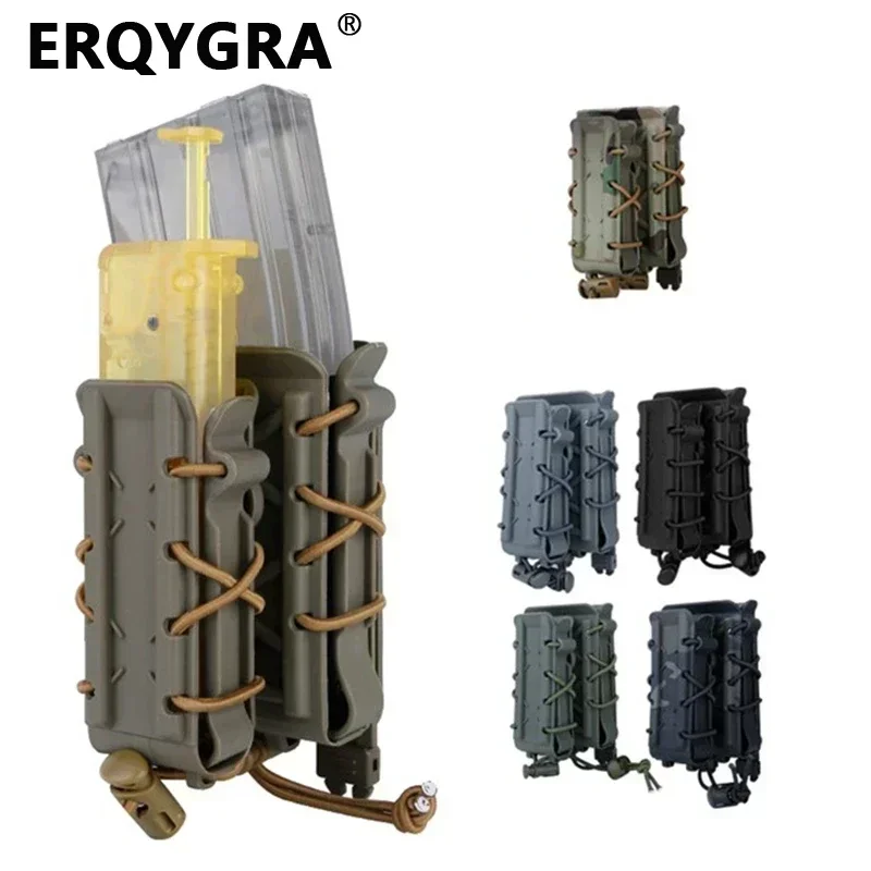 ERQYGRA Tactical Molle Alien Magazine Pouch 7.62 5.56 9mm 45ACP Shooting System Accessories Bag Hunting Holsters Set Outdoor New