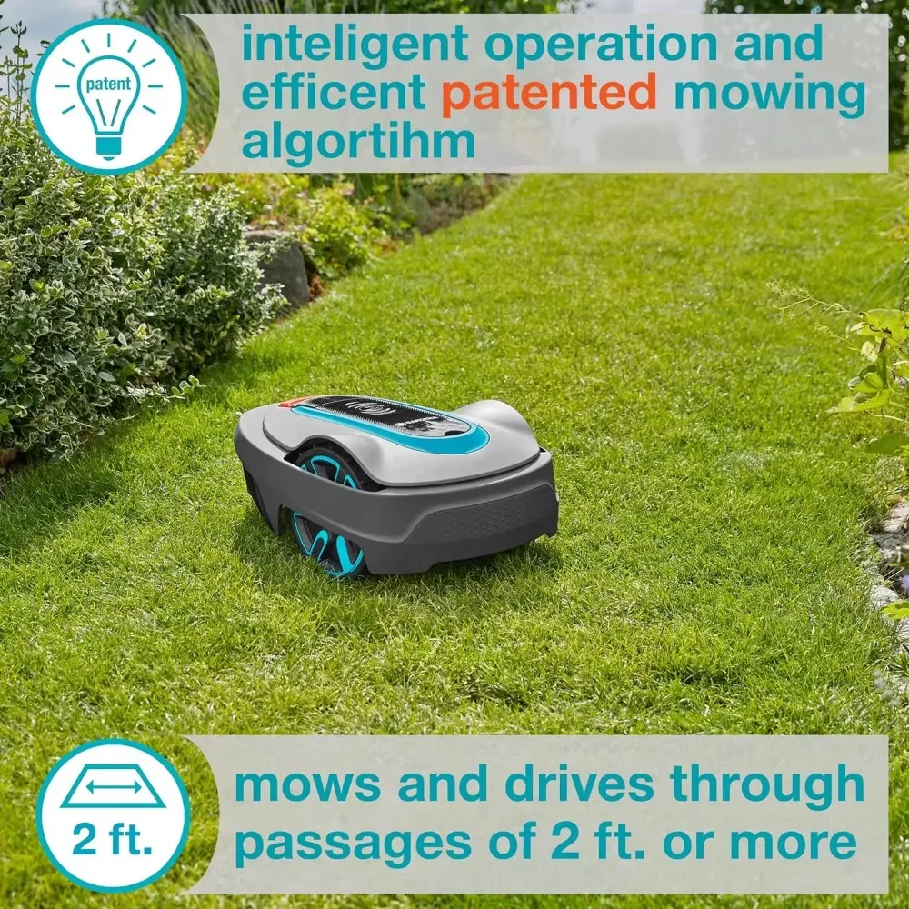 Christmas.15001-41 SILENO City - Automatic Robotic Lawn Mower, with Bluetooth app and Boundary Wire, one