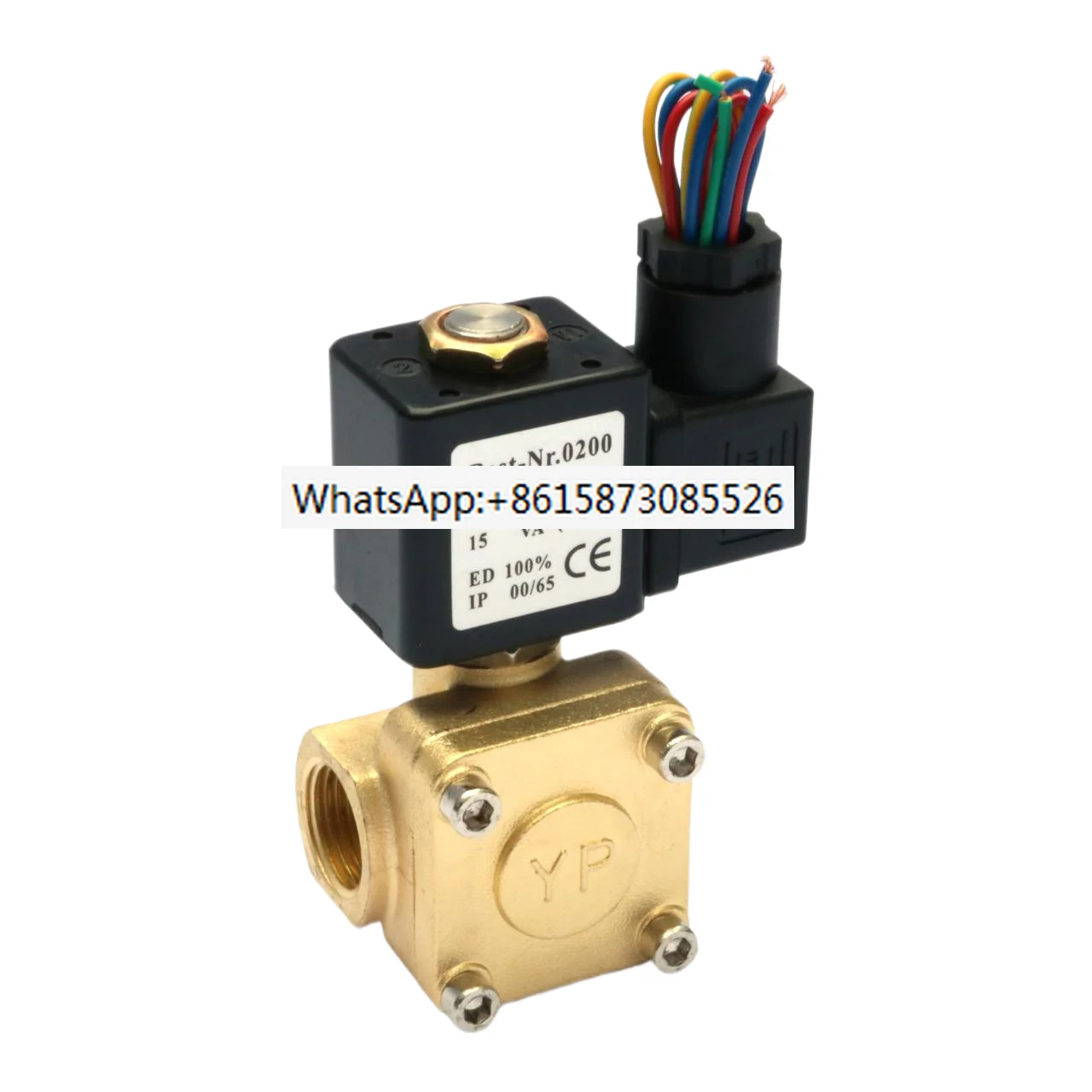 

0927200 2-position 2-way diaphragm solenoid valve 4-point normally closed water valve Air compressor air valve AC220VDC24V