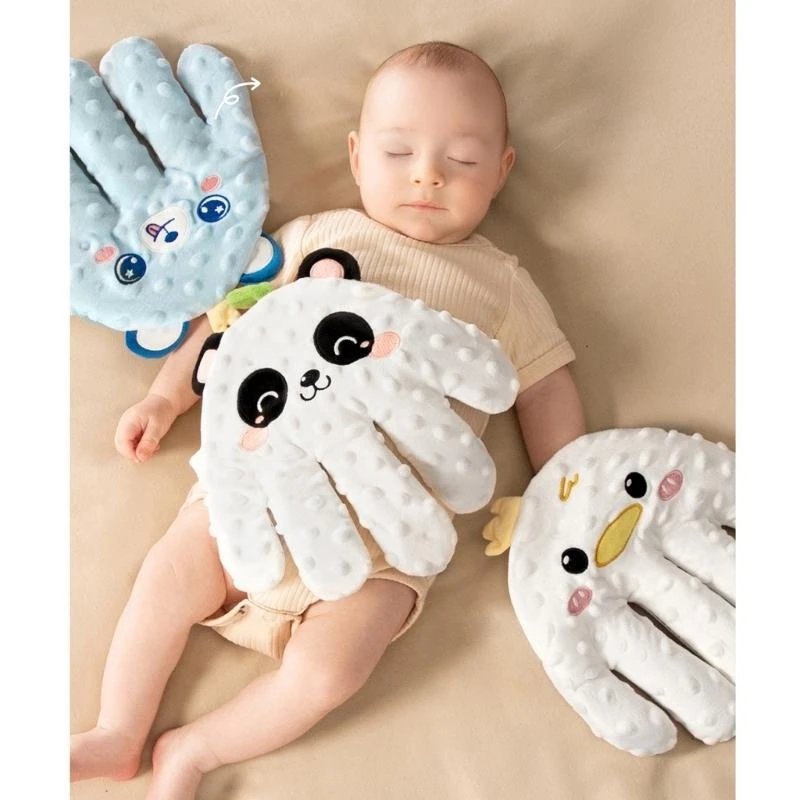 

Palms Soothers 3 Modes Adjustable Remote Control Cartoon Safety Palms Crib Electric Soothing Palms Anti Startle Hand Toy