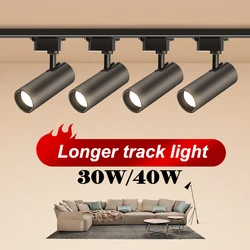 Set Spot Led Track Light Rail 220v Led Ceiling Adjustable Spotlights 30W Fixture Bedroom Kitchen Store Living Room Decor Light