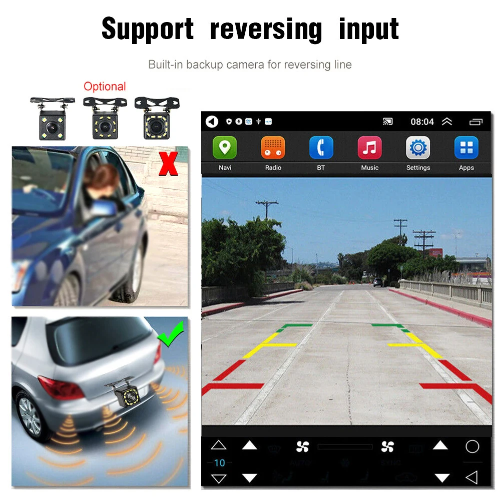 2+32G 9.7inch Car Radio for Ford Focus 2012-2018 Android 13 Touch Screen Stereo 1024X600 fit for Carplay/Android Auto/SWC/FM RDS