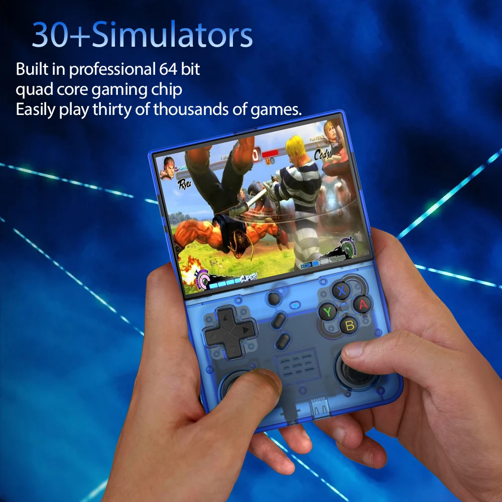 2026 New R40XXpro max Retro Handheld Console 4.2 Inch HD IPS Screen, Built-in WiFi Portable Video Player, Classic Games