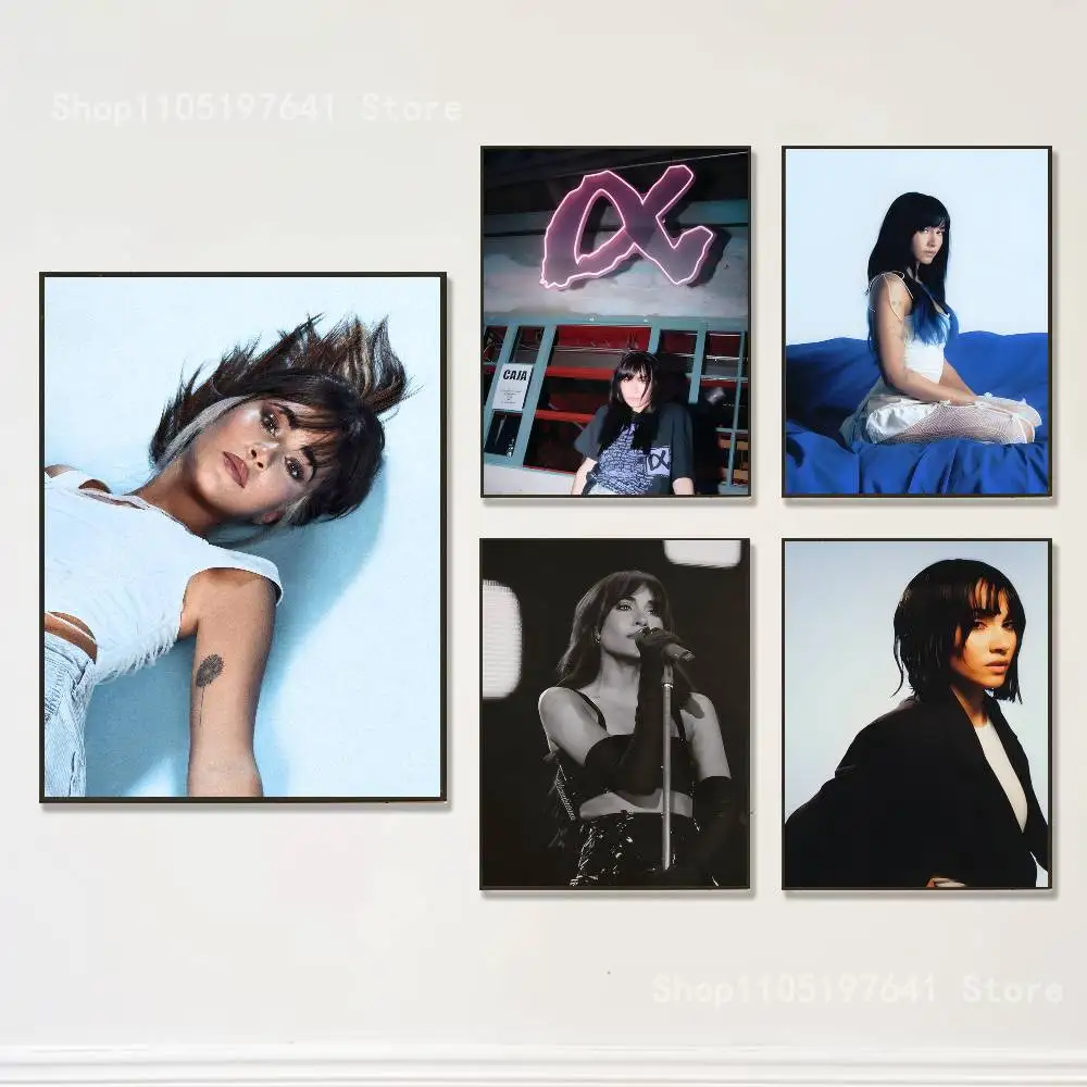 

Singer A-Aitana Alpha Poster Prints Wall Art Picture Painting Gift Living Room Restaurant Bar Large Dec Sticker