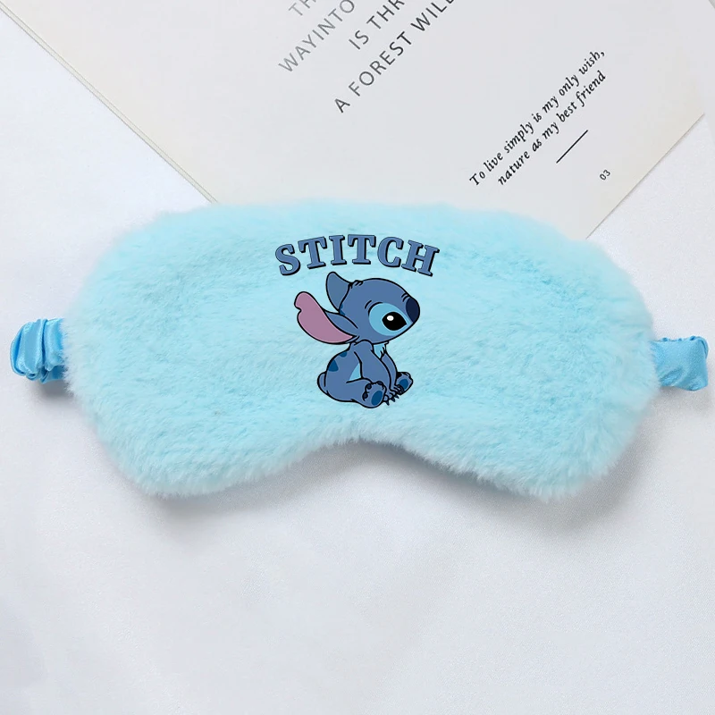 Masque pour les yeux en peluche Anime pour enfants, patch pour les yeux, accessoires décontractés, dessin animé mignon, garçons et filles, cadeaux de Noël, CAN o Stitch, 2025