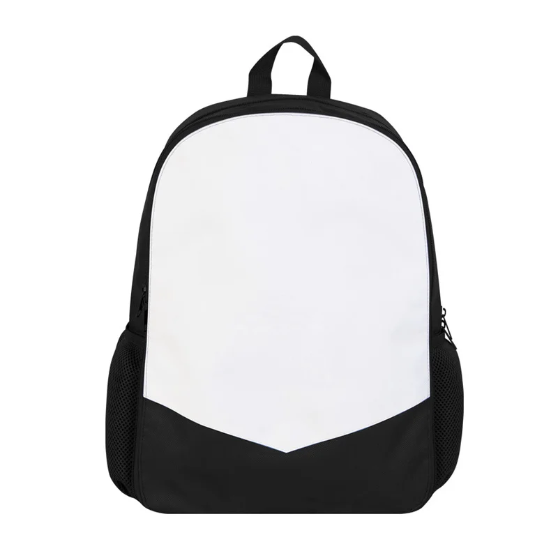 Sublimation Blank Print Students Kids 44*30*14cm Backpack for Girls Boys School Bags Set For Adult Red/Black/Blue/Yellow/Pink