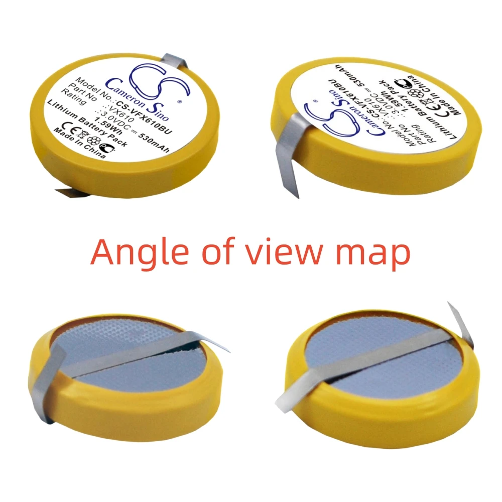 Nicht wiederauf ladbare Lithium batterie für Verifone cmos/Backup. 3,0 V,530mAh, vx610 drahtloses Kreditkarten gerät