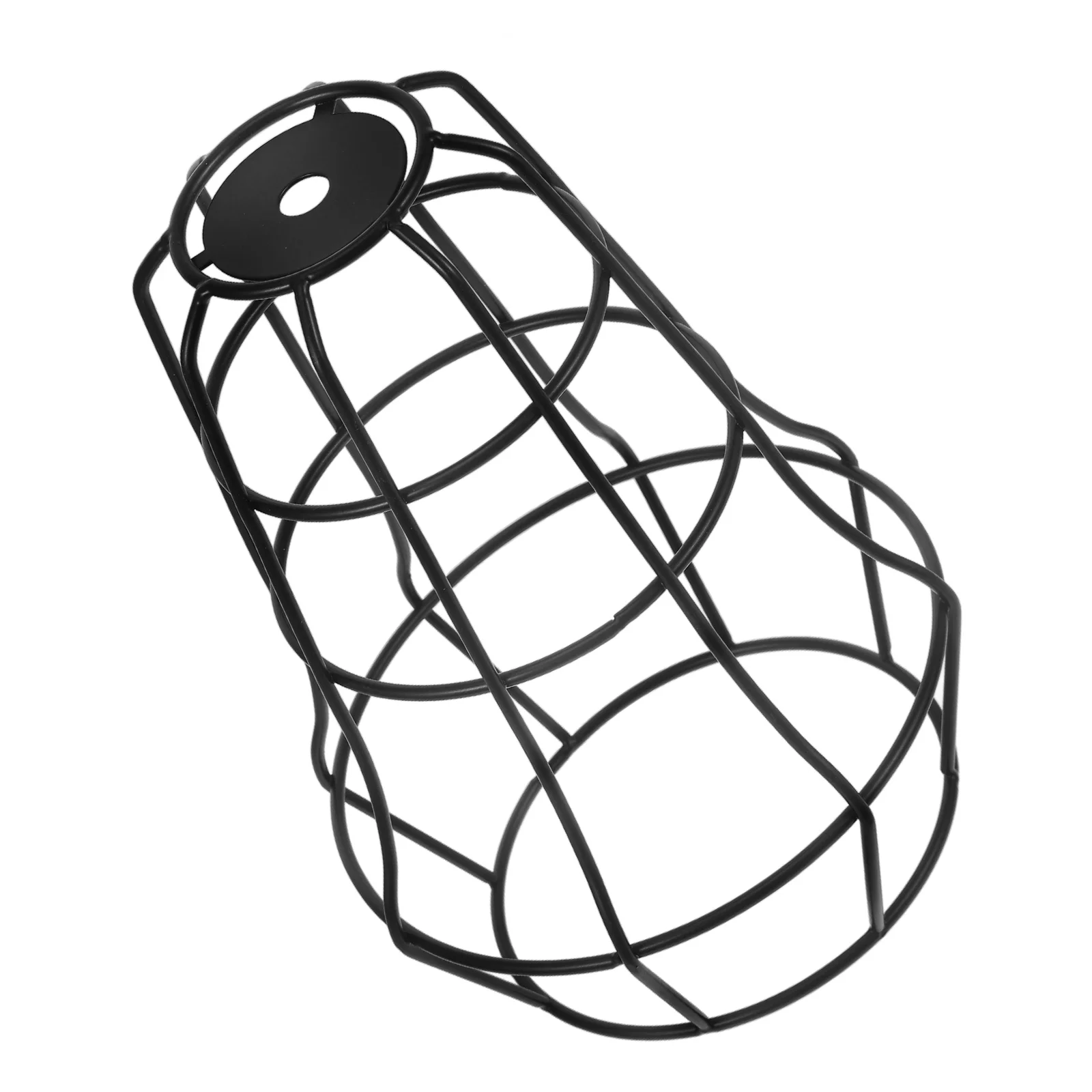

Iron Lampshade Black Hanging Ch Cover Wrought Shade for Pendant Ceiling Lamp Retro Metal Wire Design