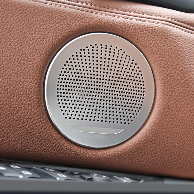 

Для BMW X5 X6 E70 E71 2008-14: аксессуары для автомобиля, стайлинг салона, декоративные накладки на динамики, защитные накладки на дверные динамики