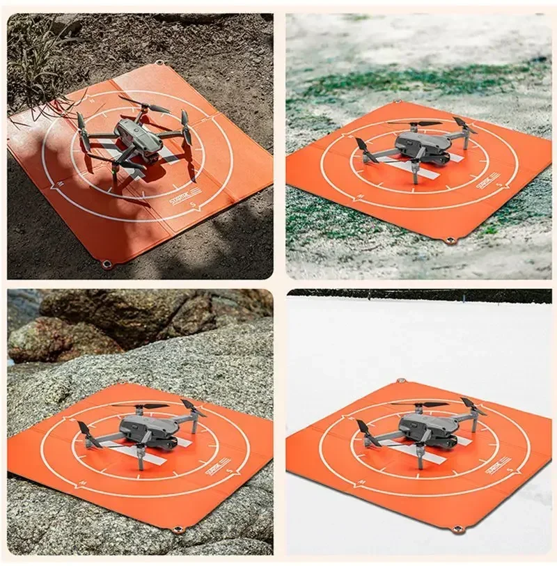 SZPowerwin Landing Pad 50cm 65cm Foldable Landing Pad Square Landing Mat With Ground Pegs DJI Avata/Mini 3 Camera Accessories