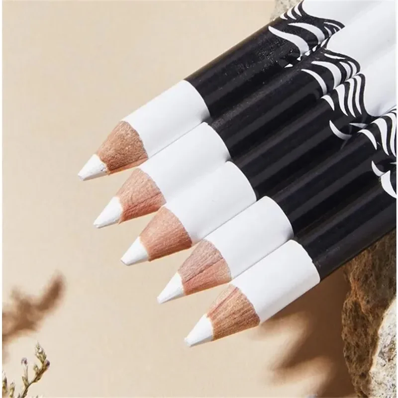 White Eyeliner Pencil Thick Slender Eyeliner Fast Drying Long Lasting Smudge Proof Eyeliner Pen Waterproof Women Makeup Cosmetic